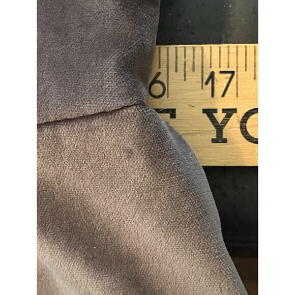 NORMAN AMBROSE Vintage Velvet Jacket •S•Brown Jeweled Blazer Brown Peplum Fitted - Picture 13 of 14